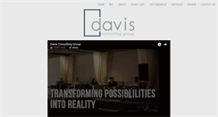 Desktop Screenshot of davisconsulting.net